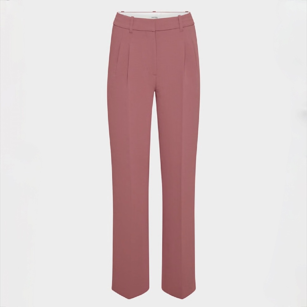 Aritzia The Effortless Pant - Crepette Opera Rose size 4 SHORT